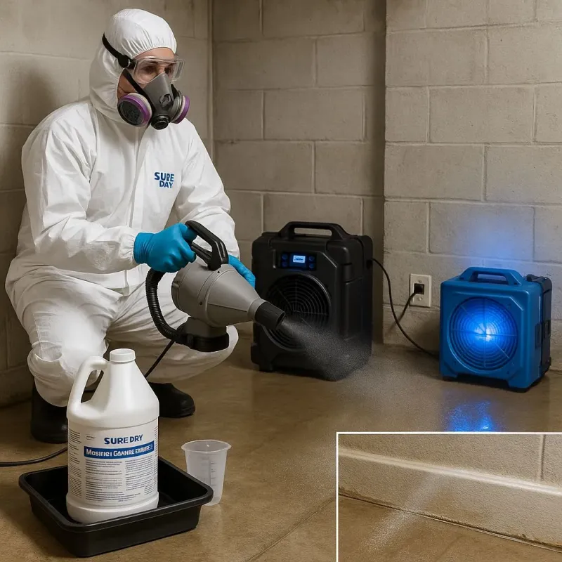 Sanitization and Odor Removal process in Bayou Vista, LA