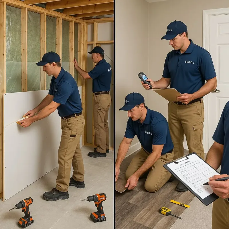 Repairs and Reconstruction process in Bayou Vista, LA